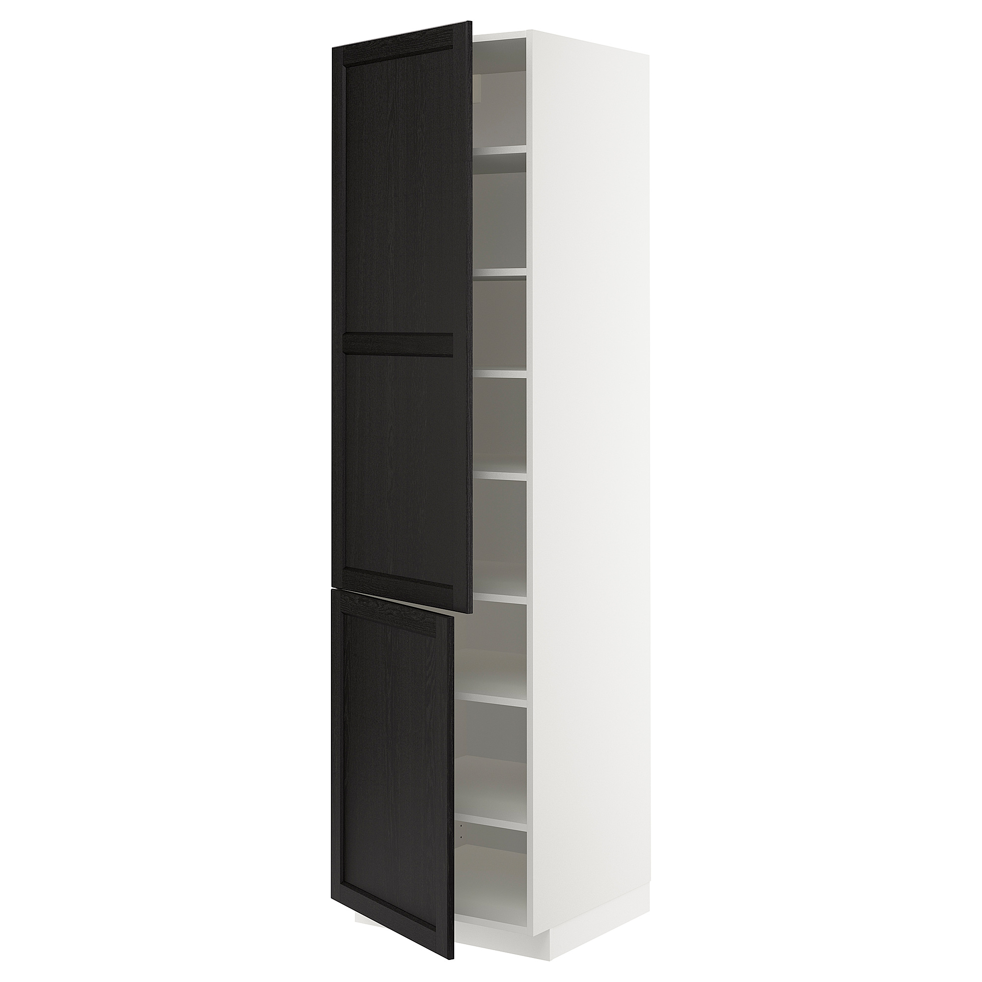 METOD high cabinet with shelves/2 doors