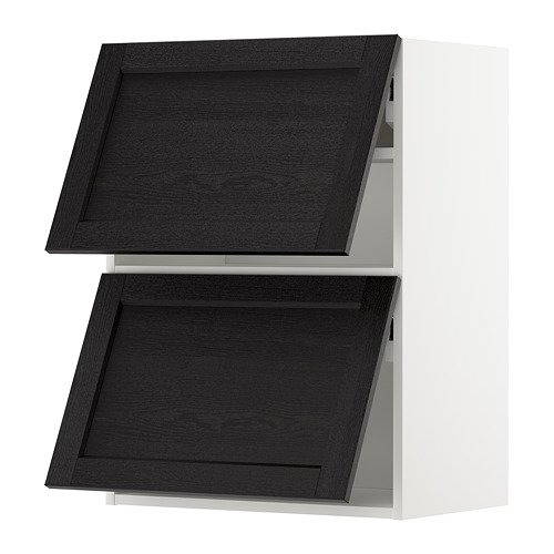 METOD wall cabinet horizontal w 2 doors