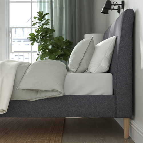 IDANÄS upholstered bed frame