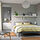 SLATTUM - 雙人加大軟墊式床框, 淺灰色, 含床底板條 | IKEA 線上購物 - PE866633_S1