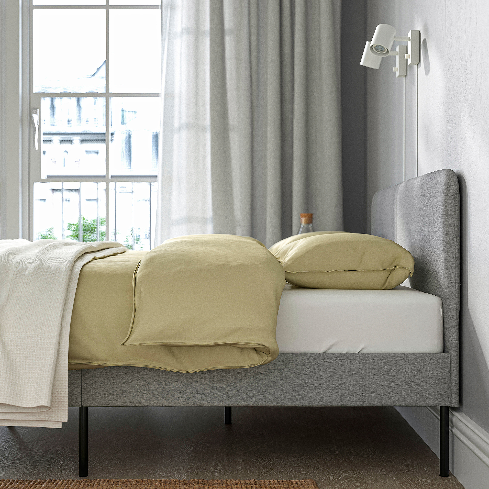 SLATTUM/KULLEN bedroom furniture, set of 4