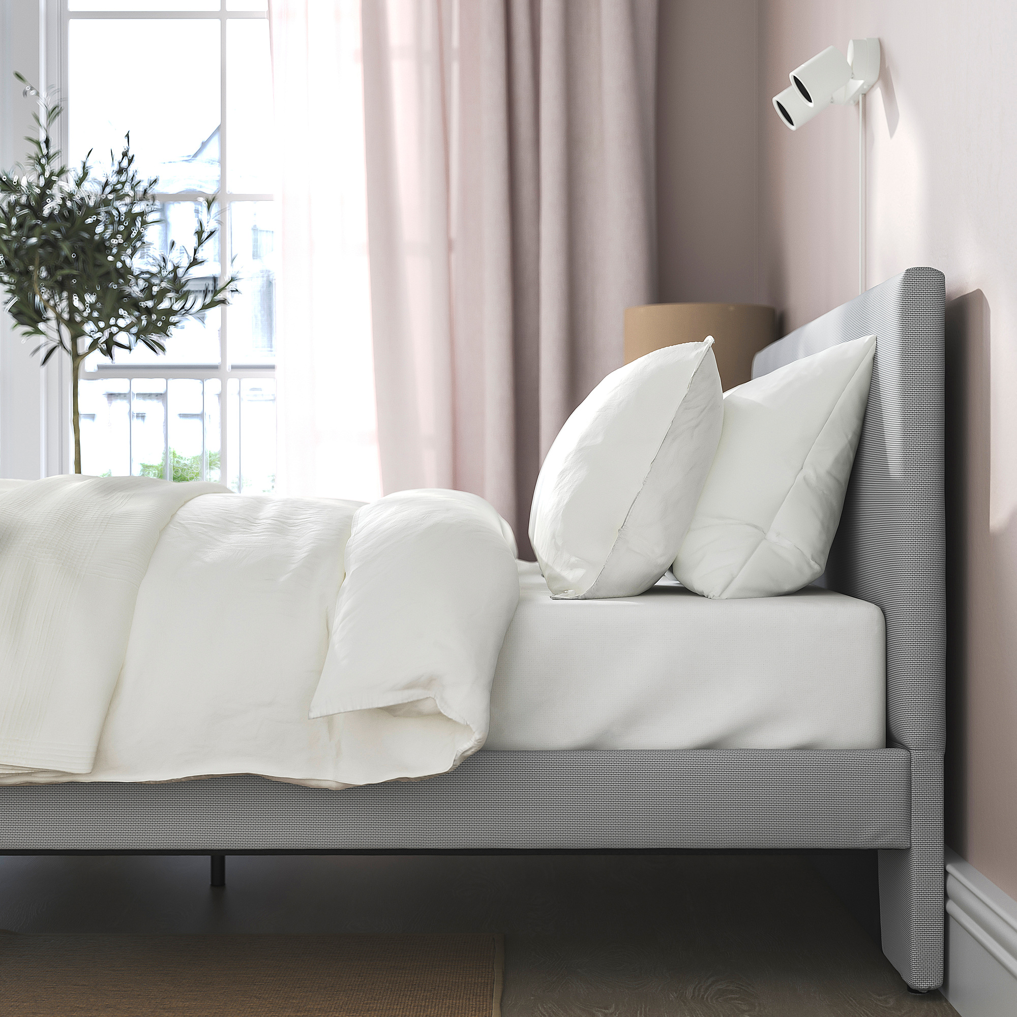 GLADSTAD upholstered bed frame