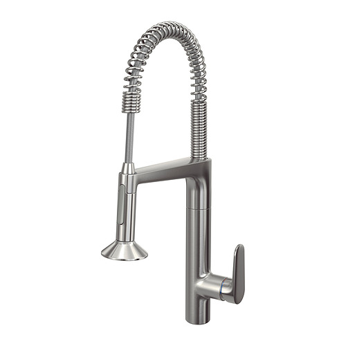 MAJSJÖN - kitchen mixer tap pull down w spray, stainless steel colour | IKEA Taiwan Online - E1007339_S4