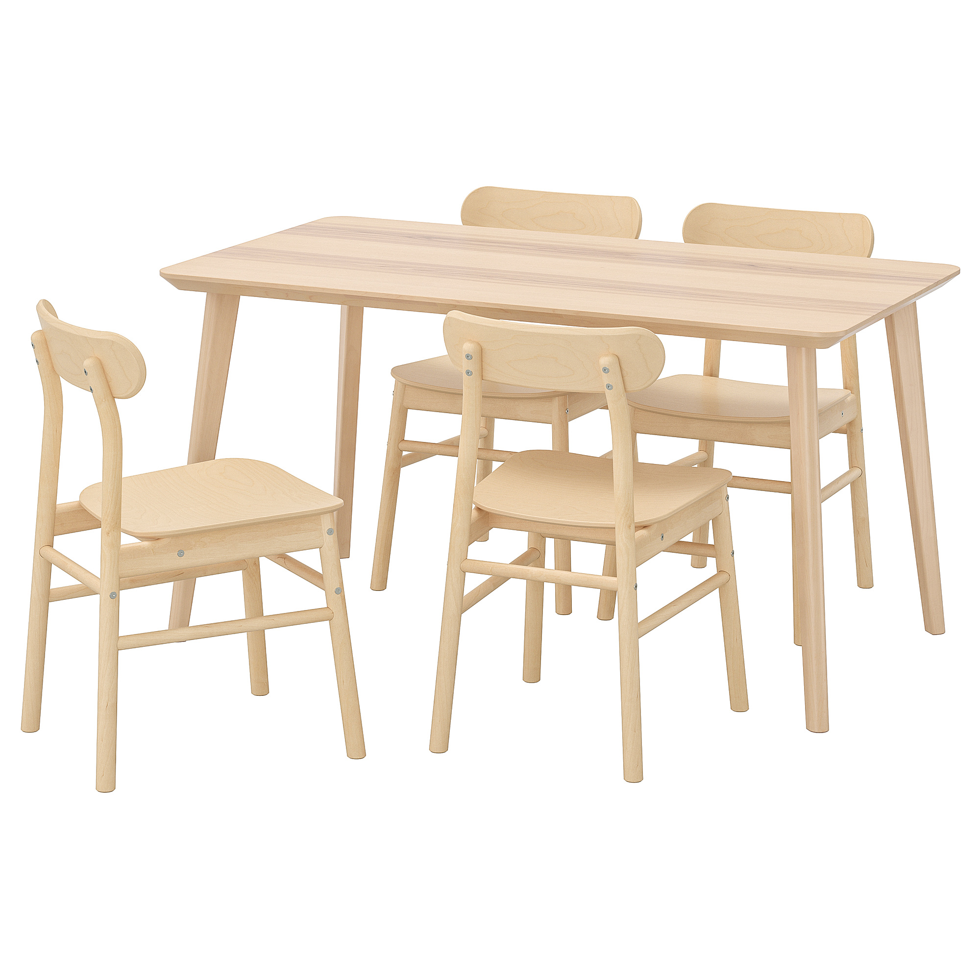 LISABO/RÖNNINGE table and 4 chairs