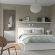 MALM bed frame with mattress