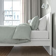 MALM bed frame with mattress