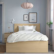 MALM bed frame with mattress