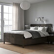 IDANÄS bed frame with storage