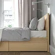 MALM 高床框附2收納盒