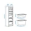 TROFAST storage combination with boxes