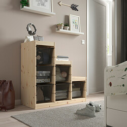 TROFAST - 收納組合附收納盒, 染白松木/淺紅色 | IKEA 線上購物 - PE860643_S3