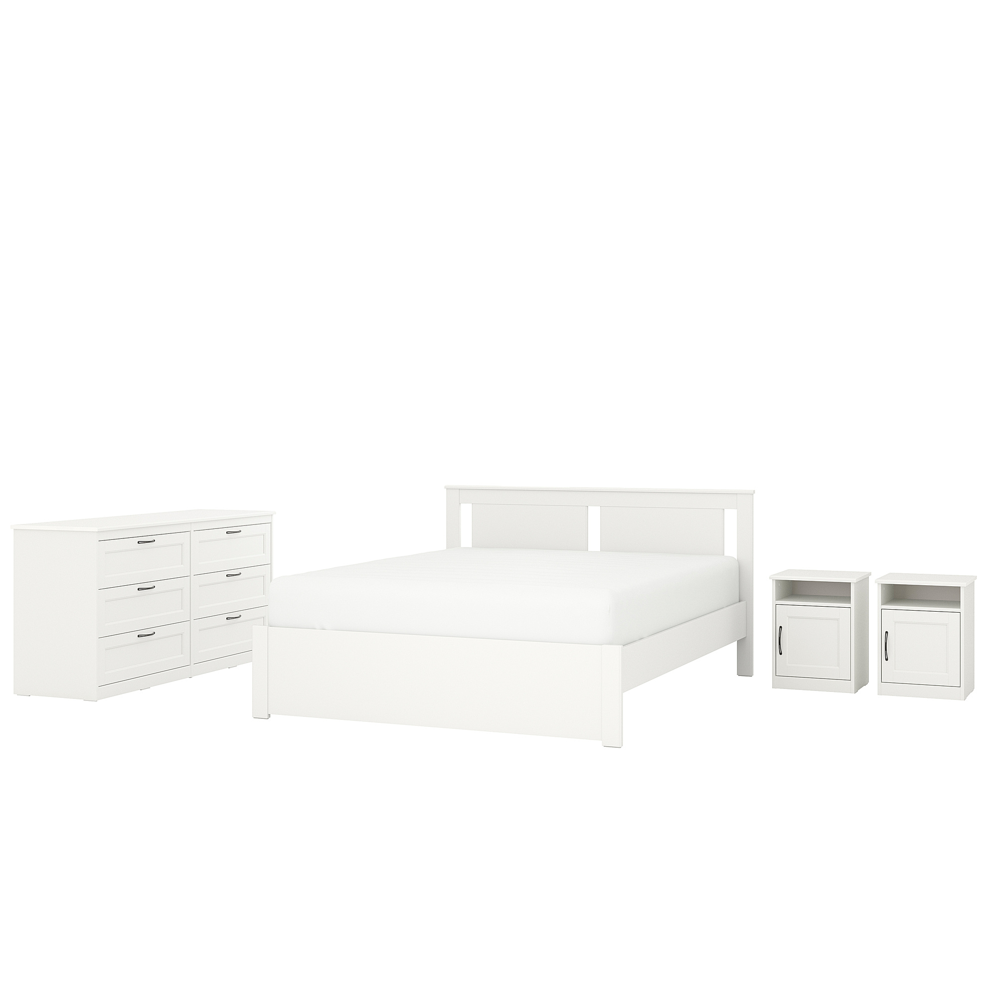 SONGESAND bedroom furniture, set of 4