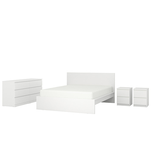 MALM bedroom furniture, set of 4