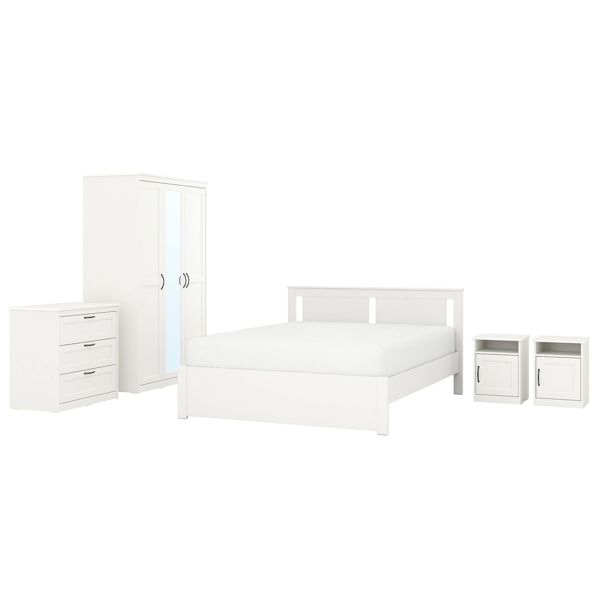 SONGESAND bedroom furniture, set of 5