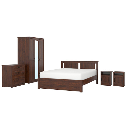 SONGESAND bedroom furniture, set of 5
