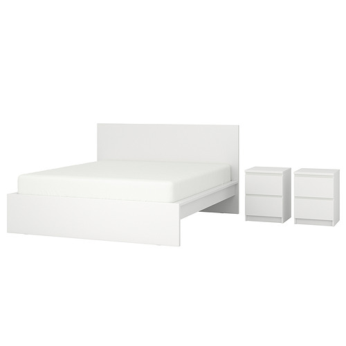 MALM bedroom furniture, set of 3