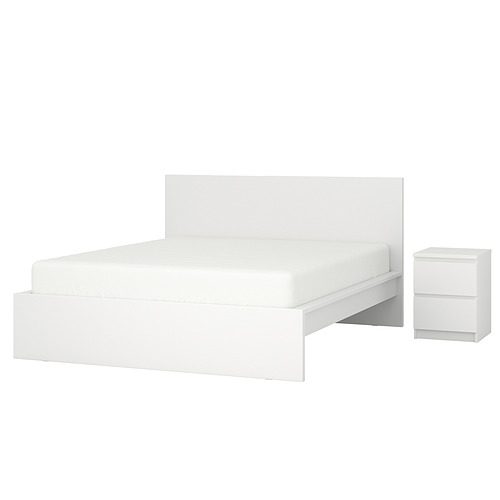 MALM - bedroom furniture, set of 2, white | IKEA Taiwan Online - PE866459_S4