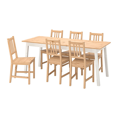 PINNTORP/PINNTORP table and 6 chairs