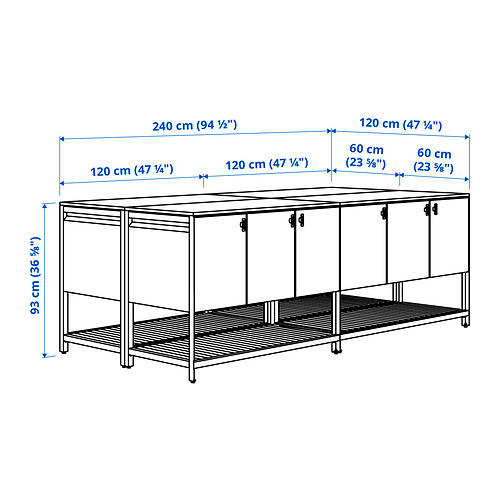 BÅTSKÄR outdoor kitchen island