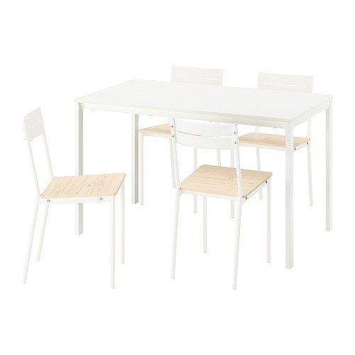 VIHALS table and 4 chairs