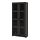 BRIMNES - glass-door cabinet, black, 80x190 cm | IKEA Taiwan Online - PE681617_S1