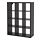 KALLAX - shelving unit, black-brown, 112x147 cm | IKEA Taiwan Online - PE681620_S1