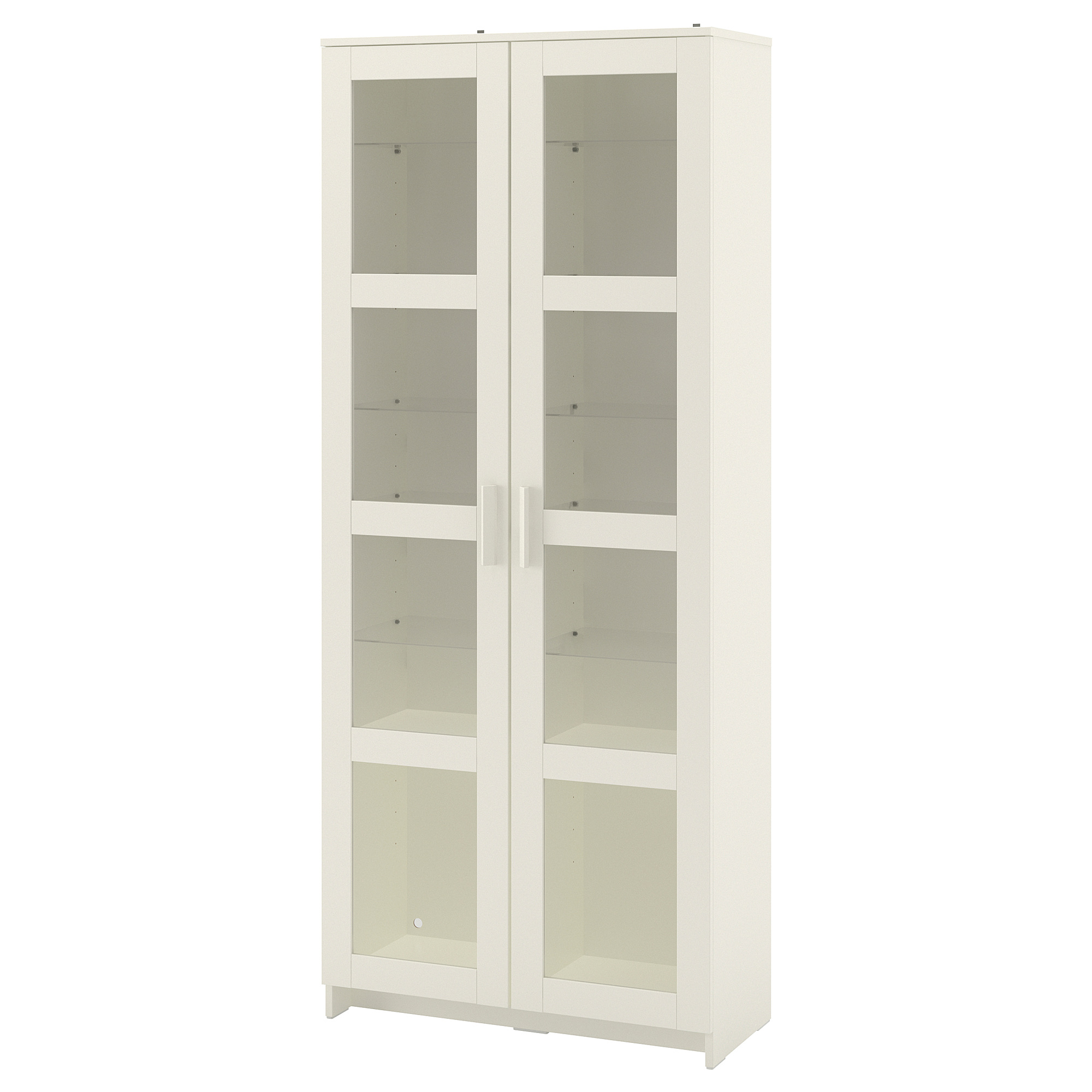 BRIMNES glass-door cabinet