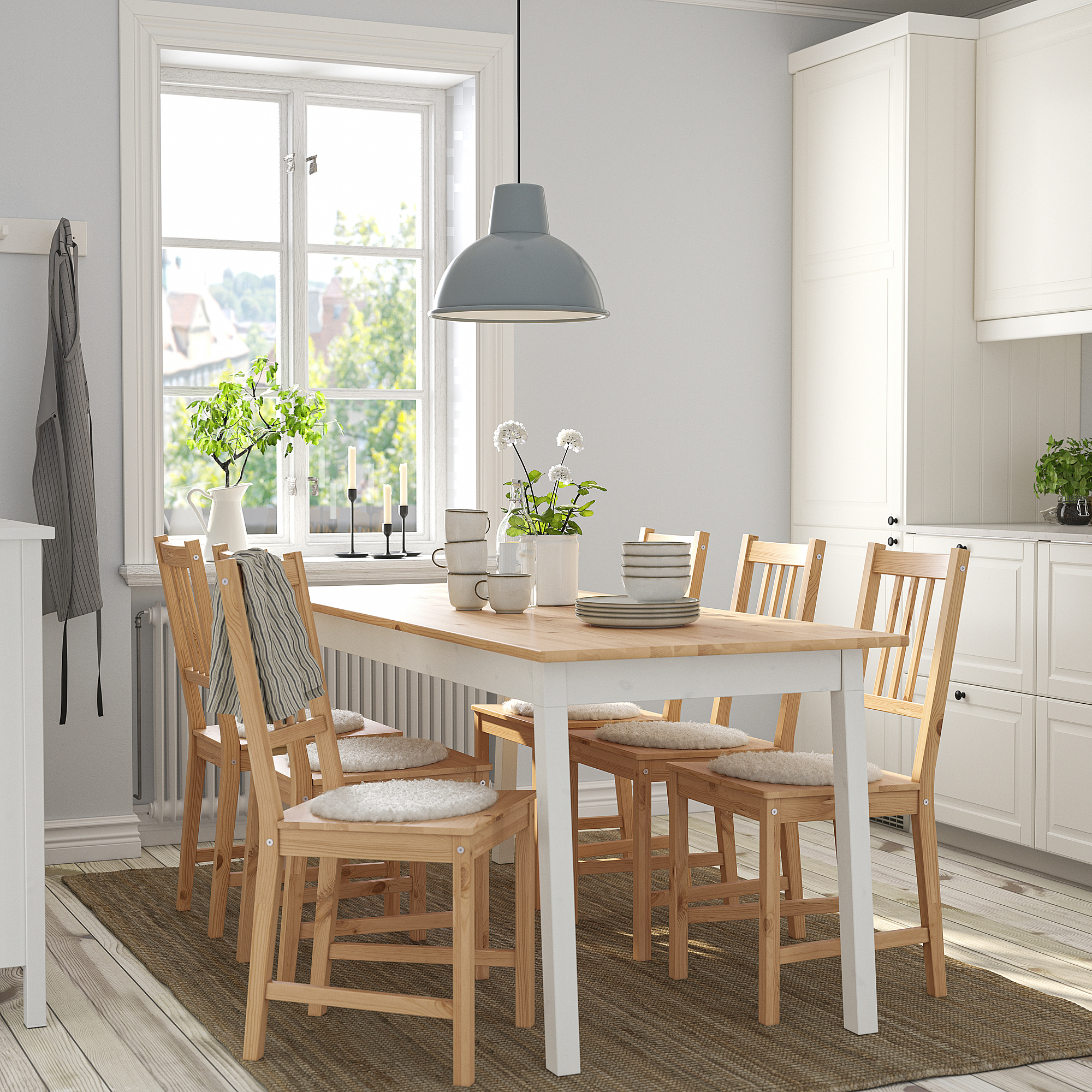 PINNTORP/PINNTORP table and 6 chairs