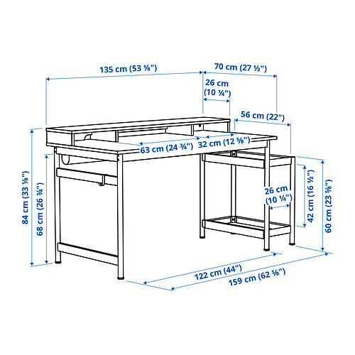 MULLSJÖ desk