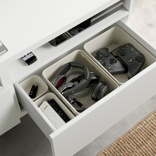 BESTÅ - TV bench with drawers, white/Lappviken/Stubbarp white | IKEA Taiwan Online - PE824551_S4