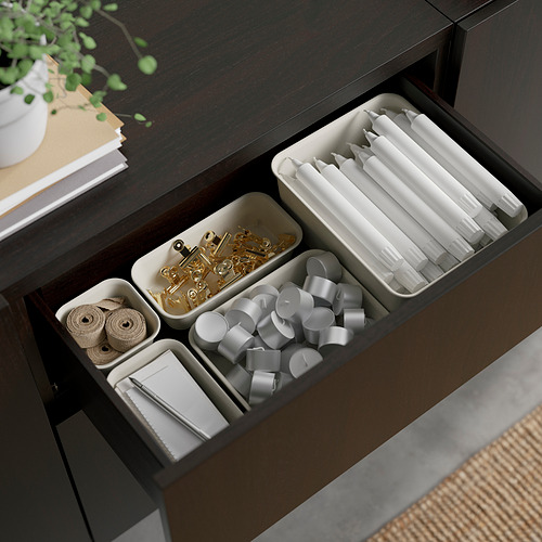 BESTÅ - storage combination with drawers, black-brown Björköviken/Stubbarp/brown stained oak veneer | IKEA Taiwan Online - PE824553_S4