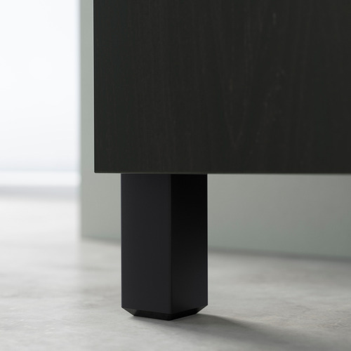 BESTÅ - TV bench with drawers, black-brown/Kallviken/Stubbarp dark grey | IKEA Taiwan Online - PE824566_S4