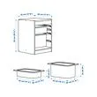 TROFAST storage combination with boxes