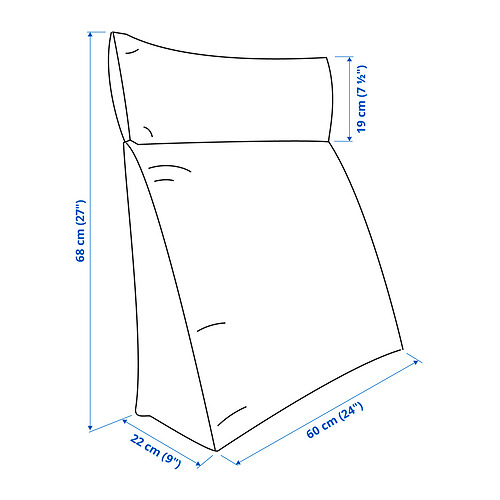 KOMPISHÄNG back cushion