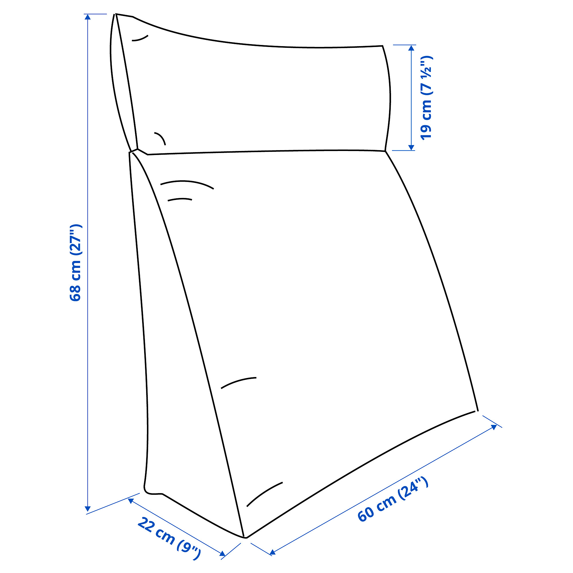 KOMPISHÄNG back cushion