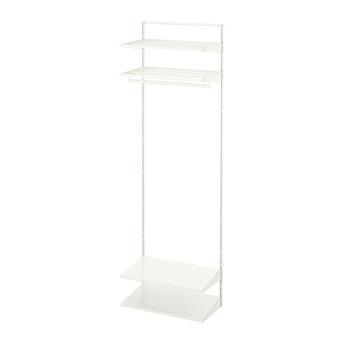 BOAXEL - wardrobe combination, white, 62x40x201 cm | IKEA Taiwan Online - PE770054_S4
