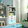 PLATSA/SMÅSTAD - 書櫃, 白色 淺土耳其藍/附3個抽屜 | IKEA 線上購物 - PE824594_S1