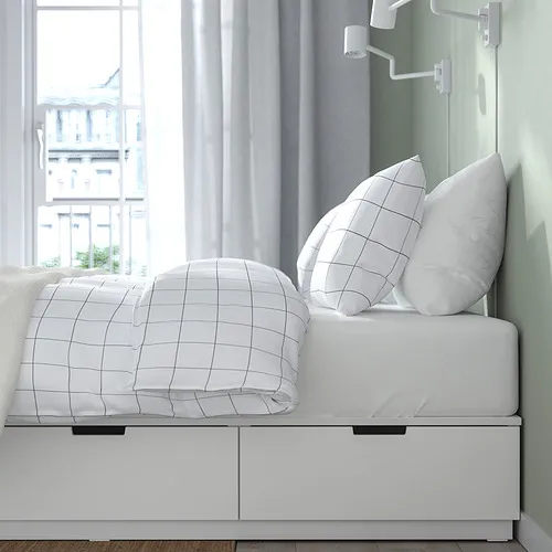 NORDLI 床框附床底收納盒