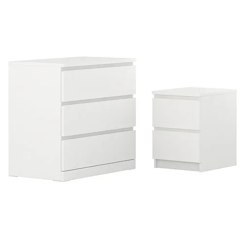 MALM - 臥室家具 2件組, 白色 | IKEA 線上購物 - PE866510_S4