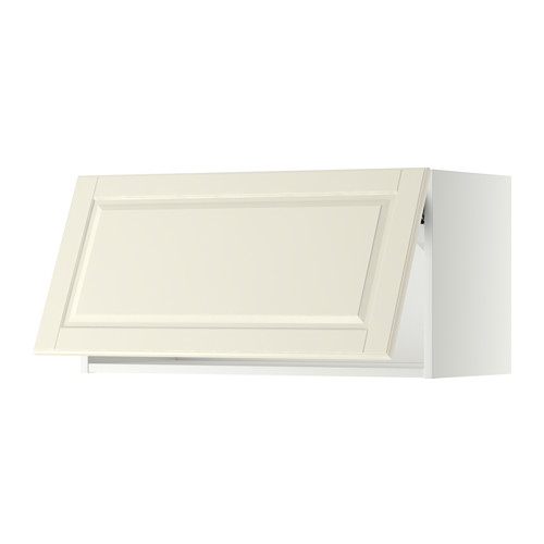METOD - wall cabinet horizontal w push-open, white/Bodbyn off-white, 80x37x40 cm | IKEA Taiwan Online - PE357540_S4