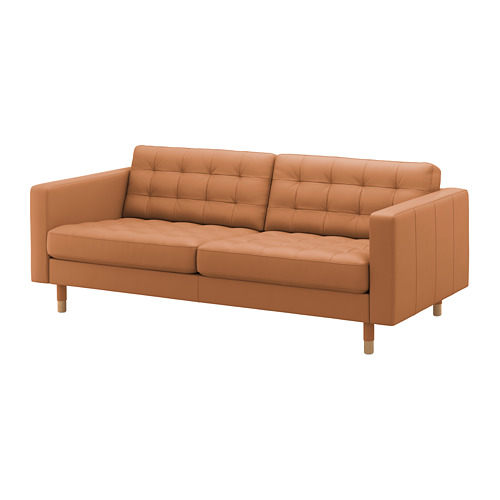 LANDSKRONA - 3-seat sofa, Grann/Bomstad golden-brown/wood | IKEA Taiwan Online - PE680181_S4
