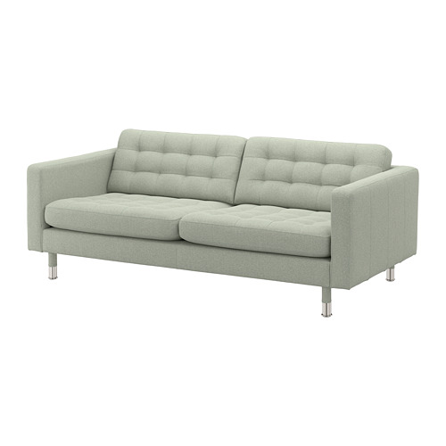 LANDSKRONA - 三人座沙發, Gunnared 淺綠色/金屬 | IKEA 線上購物 - PE680189_S4