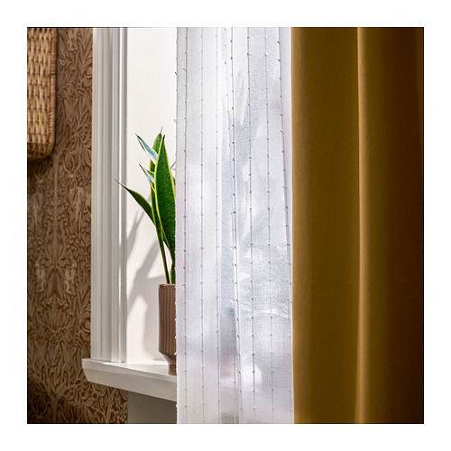 MATILDA sheer curtains, 1 pair