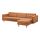 LANDSKRONA - 4-seat sofa, with chaise longue/Grann/Bomstad golden-brown/metal | IKEA Taiwan Online - PE680335_S1