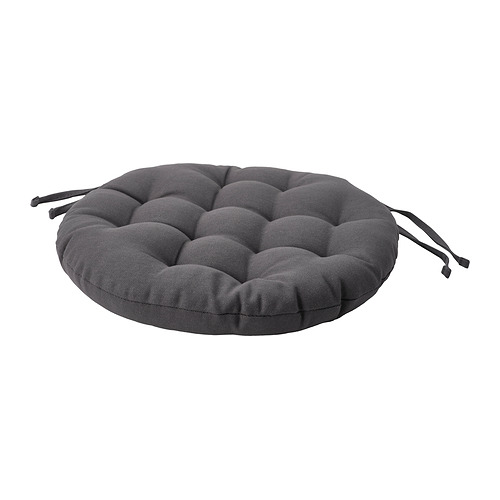 VIPPÄRT - chair pad, dark grey, 38 cm | IKEA Taiwan Online - PE969156_S4