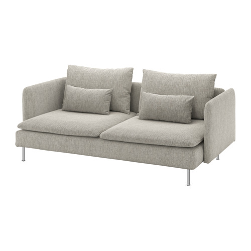 SÖDERHAMN - 3-seat sofa, Viarp beige/brown | IKEA Taiwan Online - PE768543_S4
