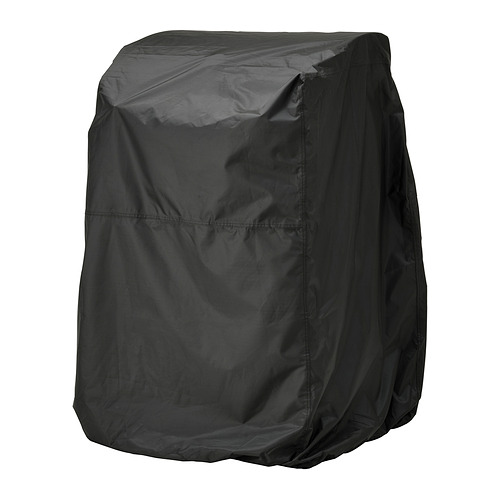 TOSTERÖ - cover for outdoor furniture, table and chairs/black, 120x65 cm | IKEA Taiwan Online - PE867056_S4