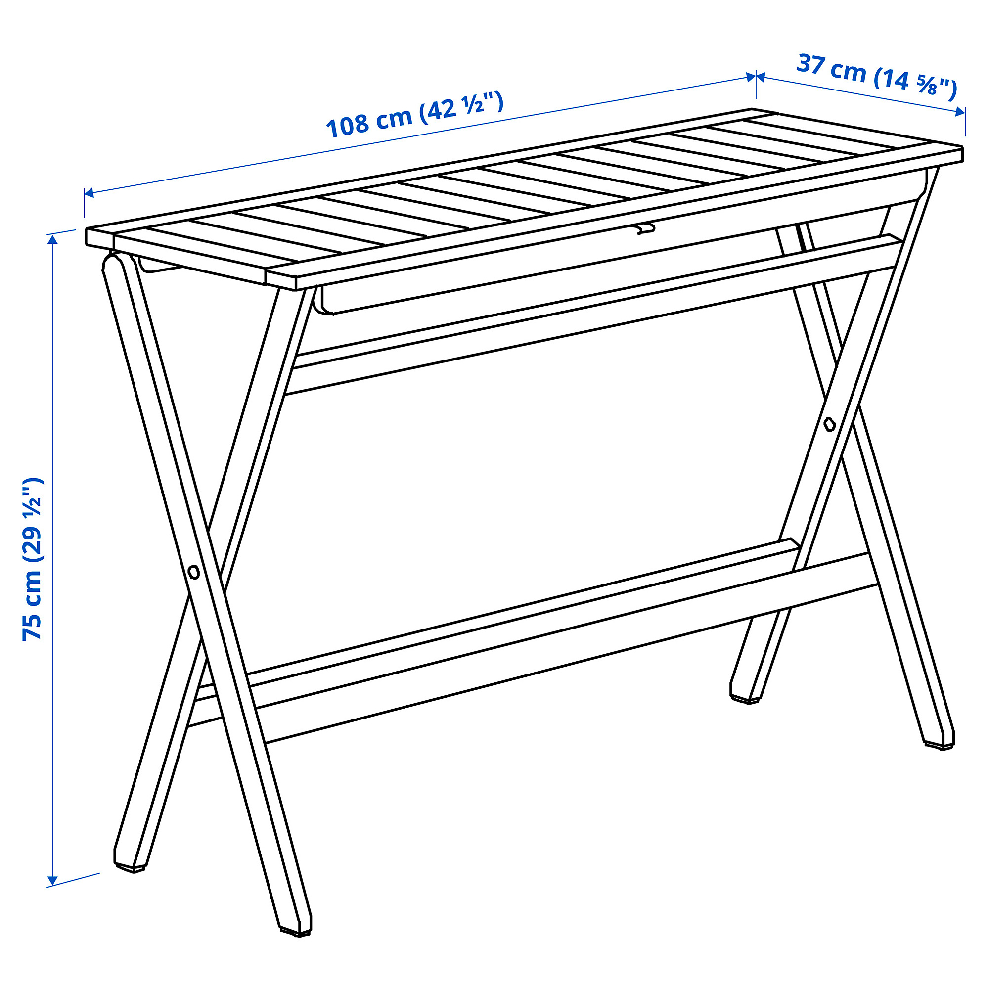 NÄMMARÖ folding table