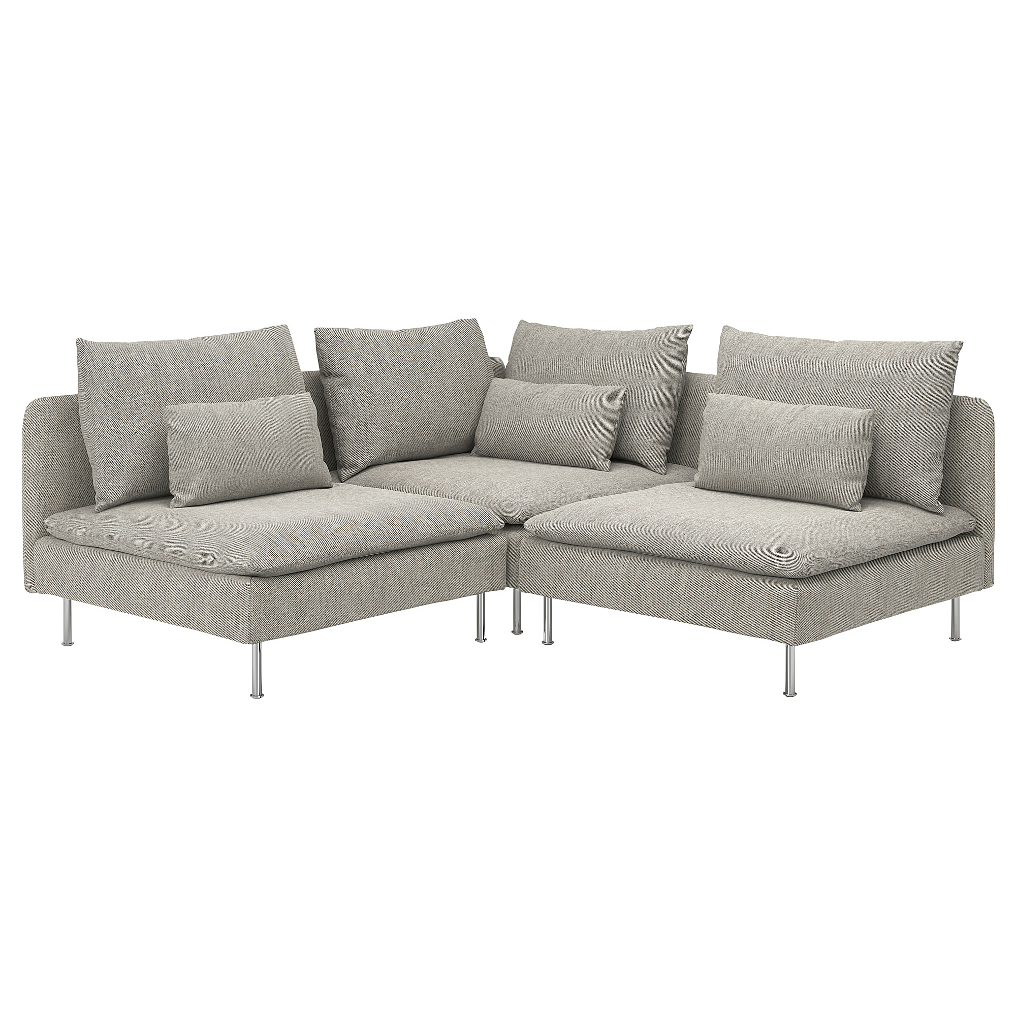 SÖDERHAMN corner sofa, 3-seat