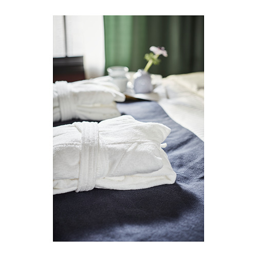 ROCKÅN - bath robe, white | IKEA Taiwan Online - PH162337_S4